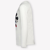 MonnaLisa Kinder Meisjes T-Shirt in Off White