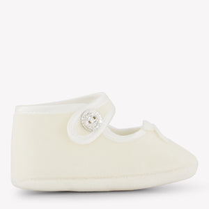 MonnaLisa Baby Meisjes Ballerina in Off White