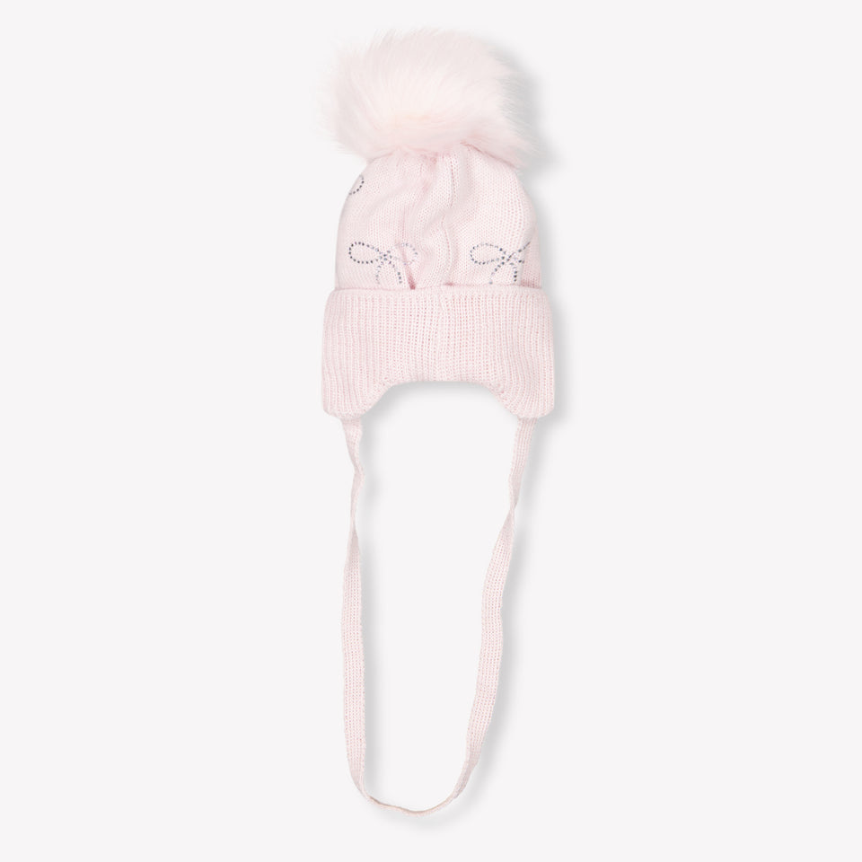 MonnaLisa Baby Meisjes Muts in Licht Roze