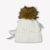 MonnaLisa Kinder Meisjes Muts in Off White