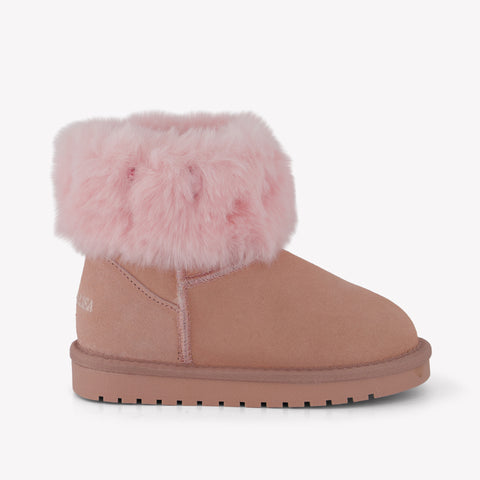MonnaLisa Meisjes Snowboots in Licht Roze