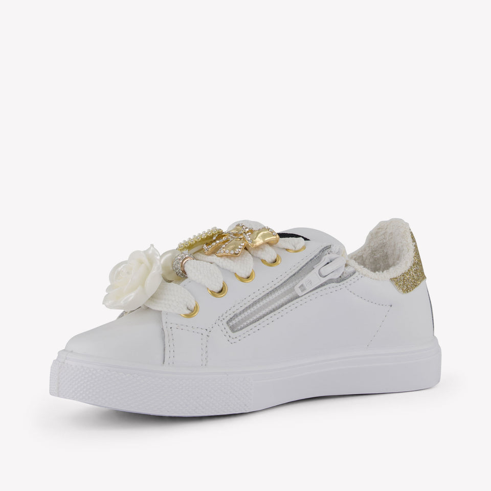 MonnaLisa Meisjes Sneakers in Wit