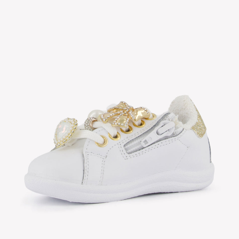 MonnaLisa Meisjes Sneakers in Wit