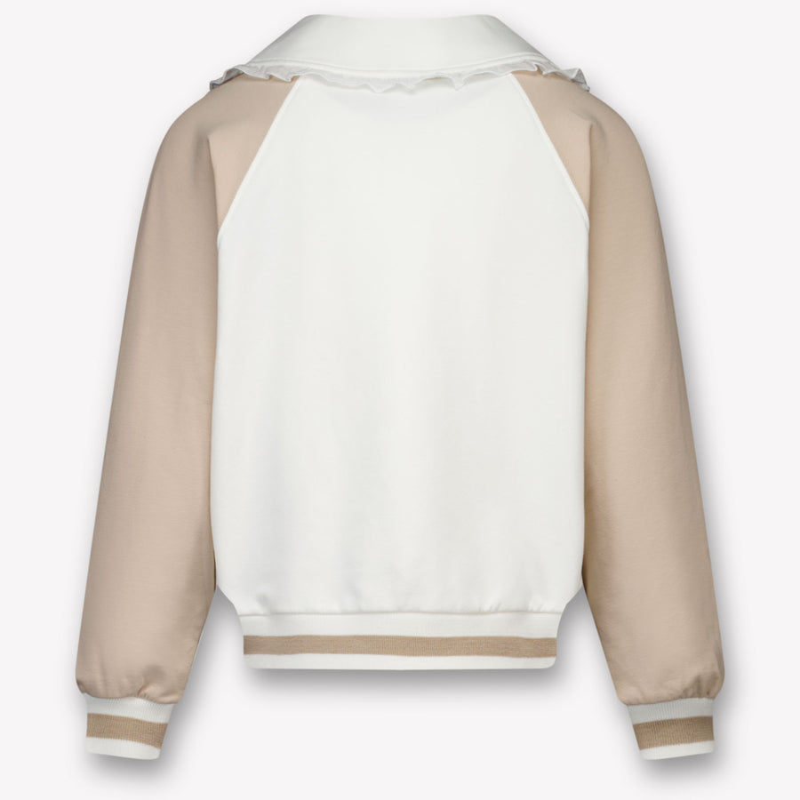 MonnaLisa Kinder Meisjes Vest in Off White