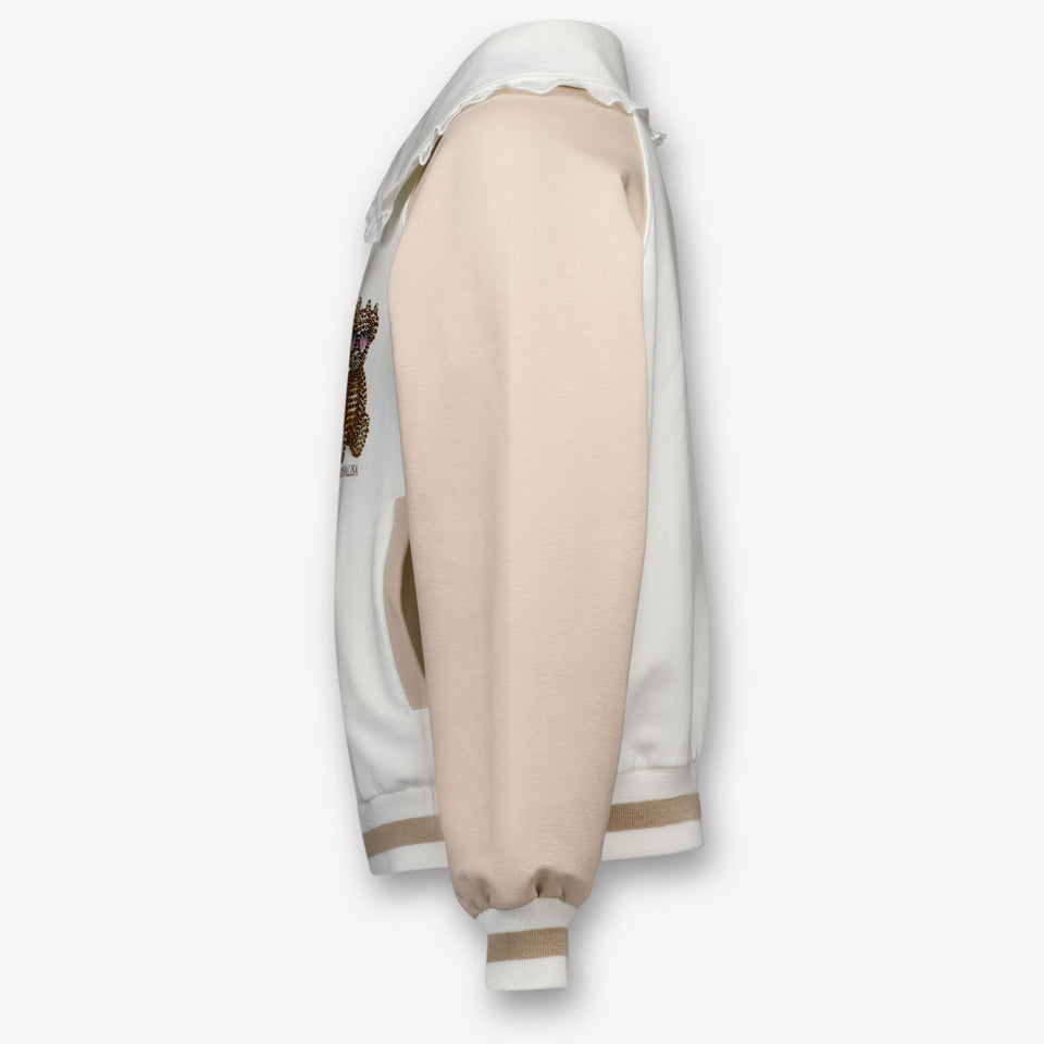 MonnaLisa Kinder Meisjes Vest in Off White