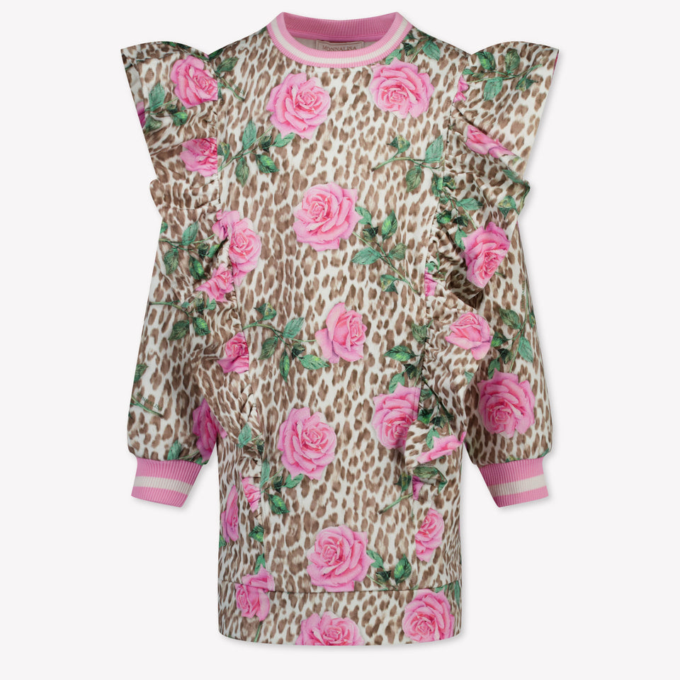 MonnaLisa Kinder Meisjes Jurk in Roze