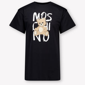Moschino Kinder Meisjes Jurk In Zwart
