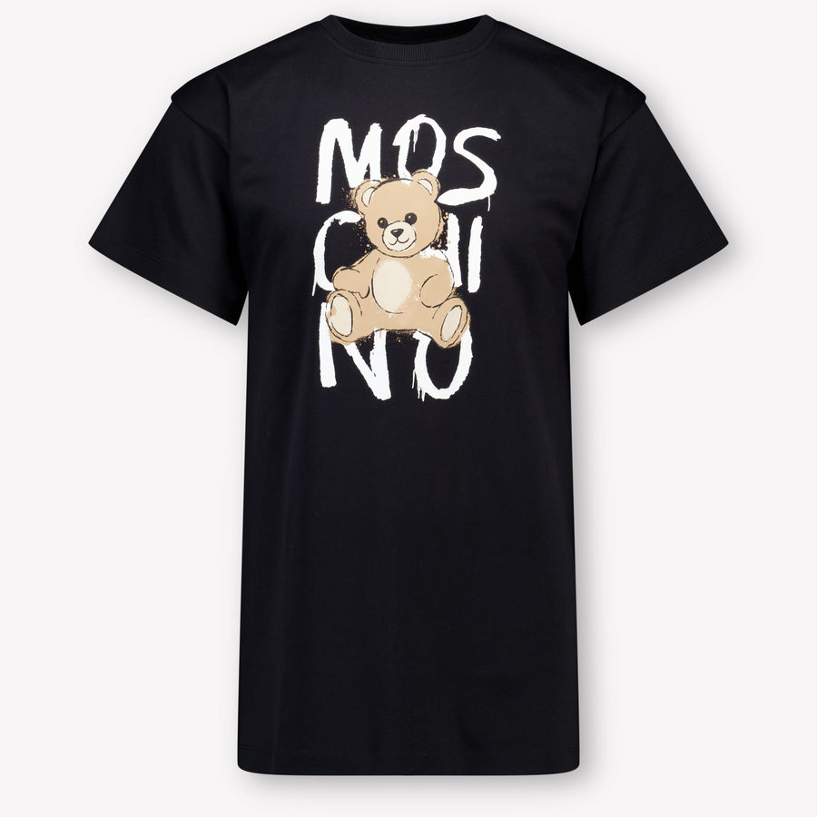 Moschino Kinder Meisjes Jurk In Zwart