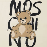 Moschino Kinder Unisex T-Shirt In Off White