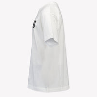 Moschino Kinder Unisex T-Shirt In Off White