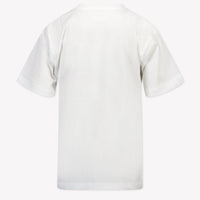 Moschino Kinder Unisex T-Shirt In Off White