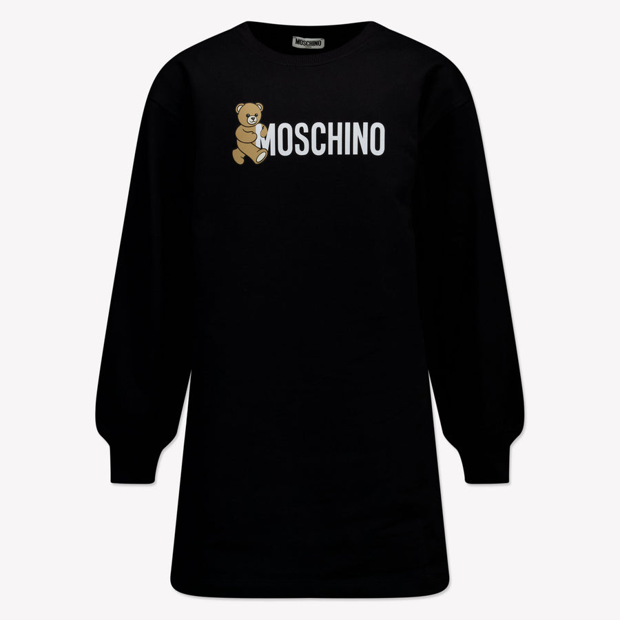Moschino Kinder Meisjes Jurk In Zwart