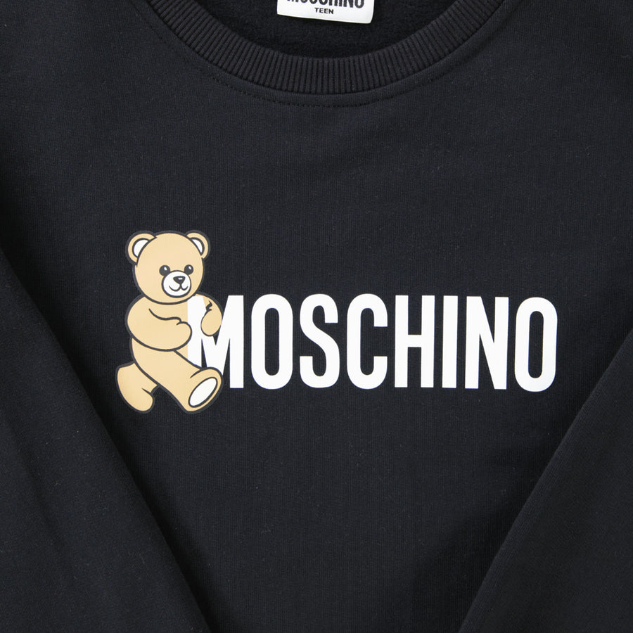 Moschino Kinder Meisjes Jurk In Zwart