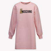 Moschino Kinder Meisjes Jurk In Licht Roze