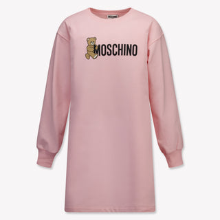 Moschino Kinder Meisjes Jurk In Licht Roze