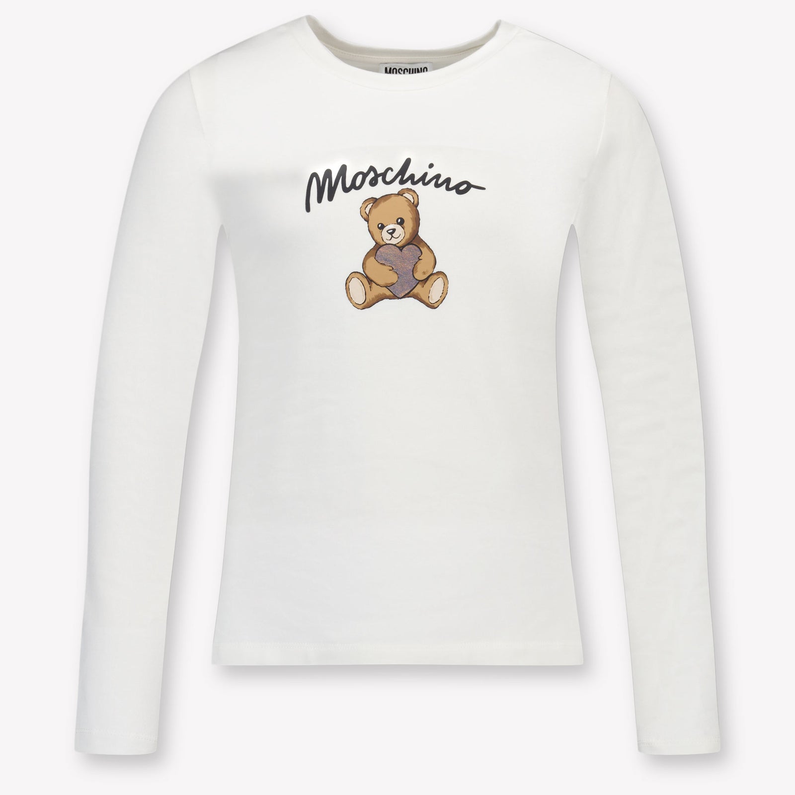Moschino Kinder Meisjes T-Shirt In Off White