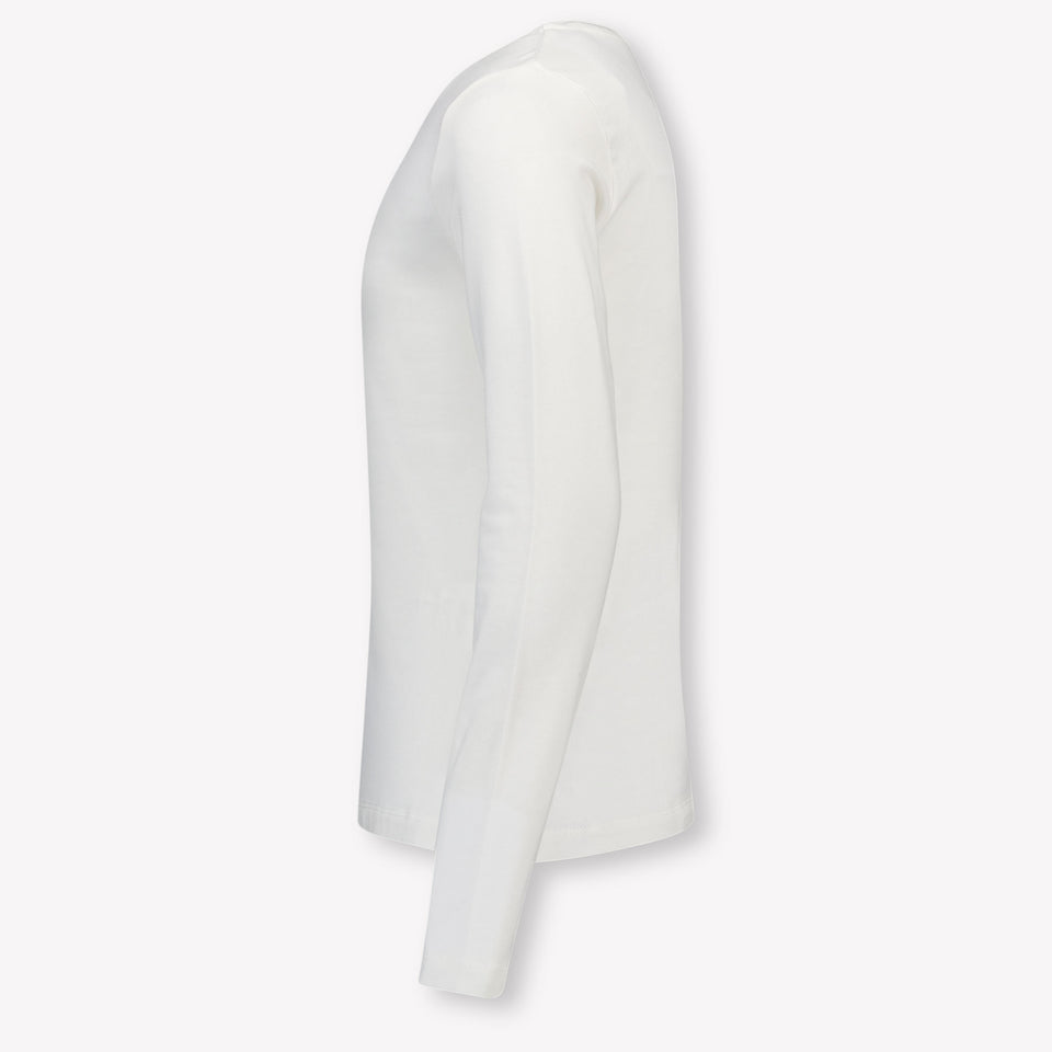 Moschino Kinder Meisjes T-Shirt In Off White