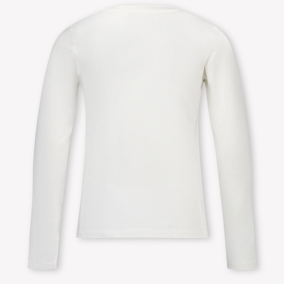 Moschino Kinder Meisjes T-Shirt In Off White