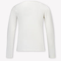 Moschino Kinder Meisjes T-Shirt In Off White