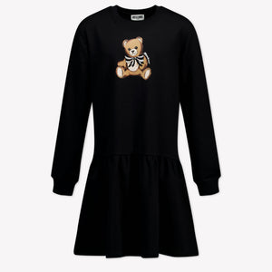Moschino Kinder Meisjes Jurk In Zwart