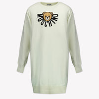 Moschino Kinder Meisjes Jurk In Off White