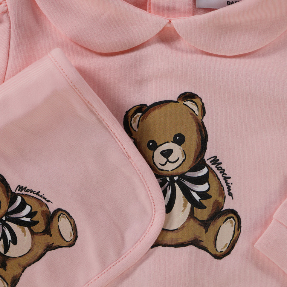 Moschino Baby Meisjes Boxpakje In Licht Roze