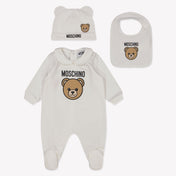 Moschino Baby Unisex Boxpakje In Off White