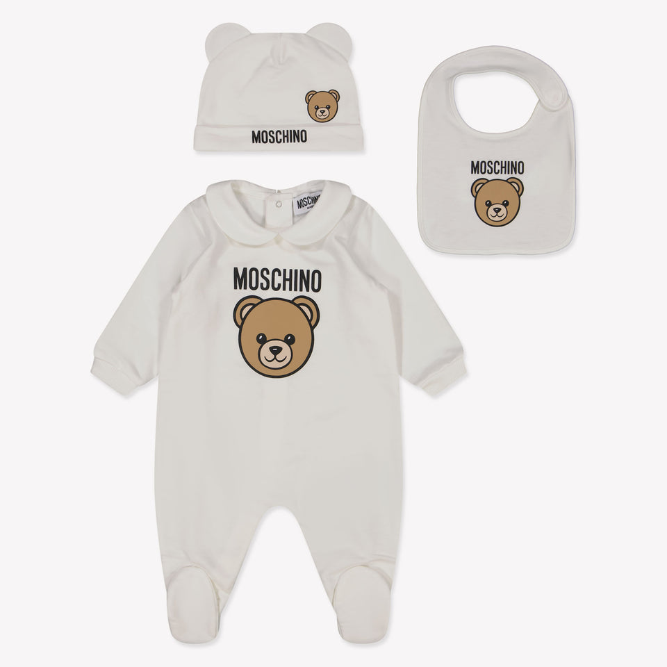 Moschino Baby Unisex Boxpakje In Off White