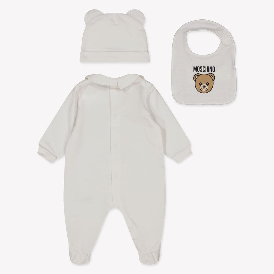 Moschino Baby Unisex Boxpakje In Off White