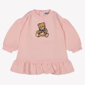 Moschino Baby Meisjes Jurk In Licht Roze