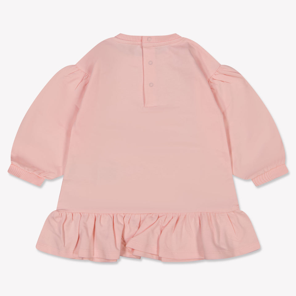 Moschino Baby Meisjes Jurk In Licht Roze