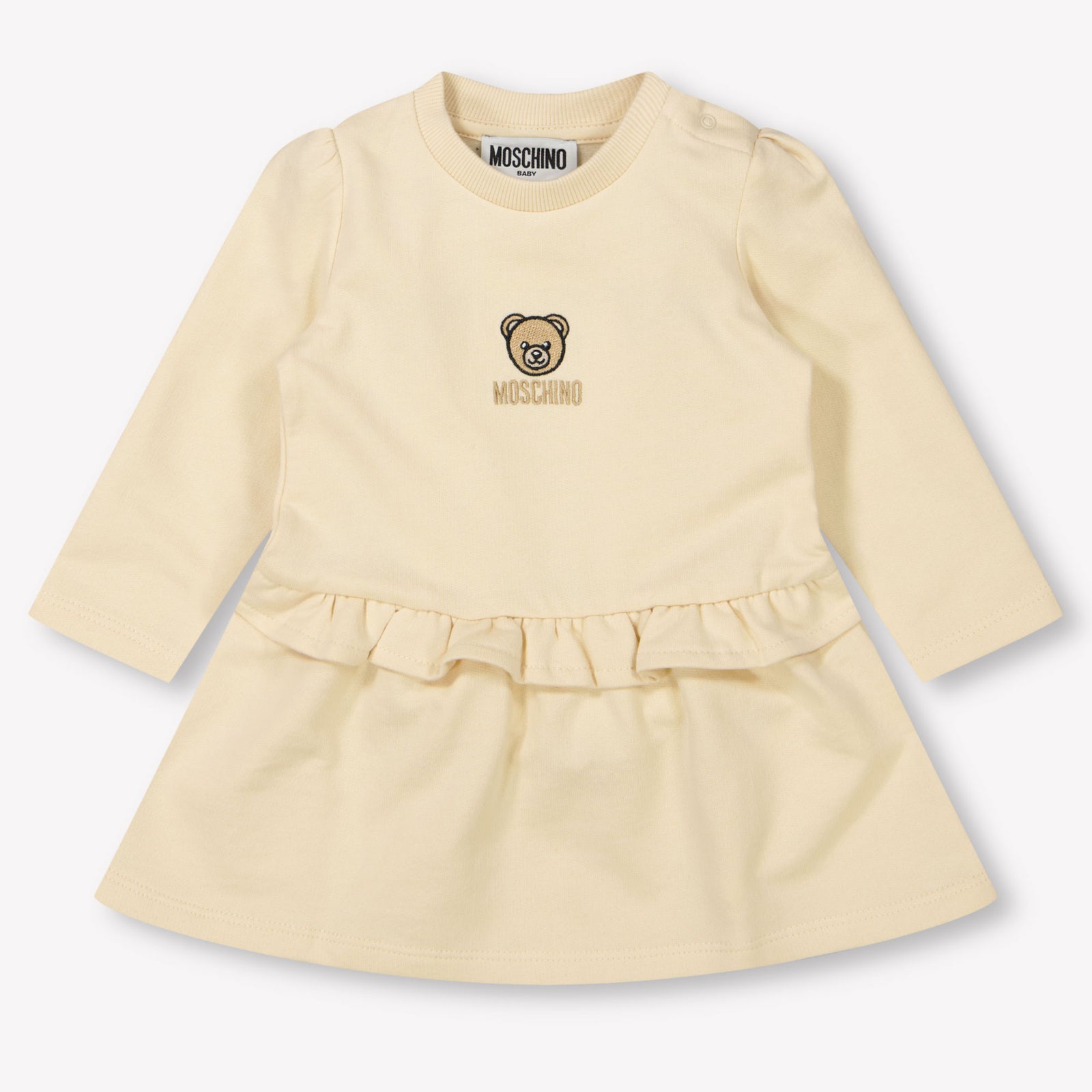 Moschino Baby Meisjes Jurk In Licht Beige