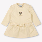 Moschino Baby Meisjes Jurk In Licht Beige