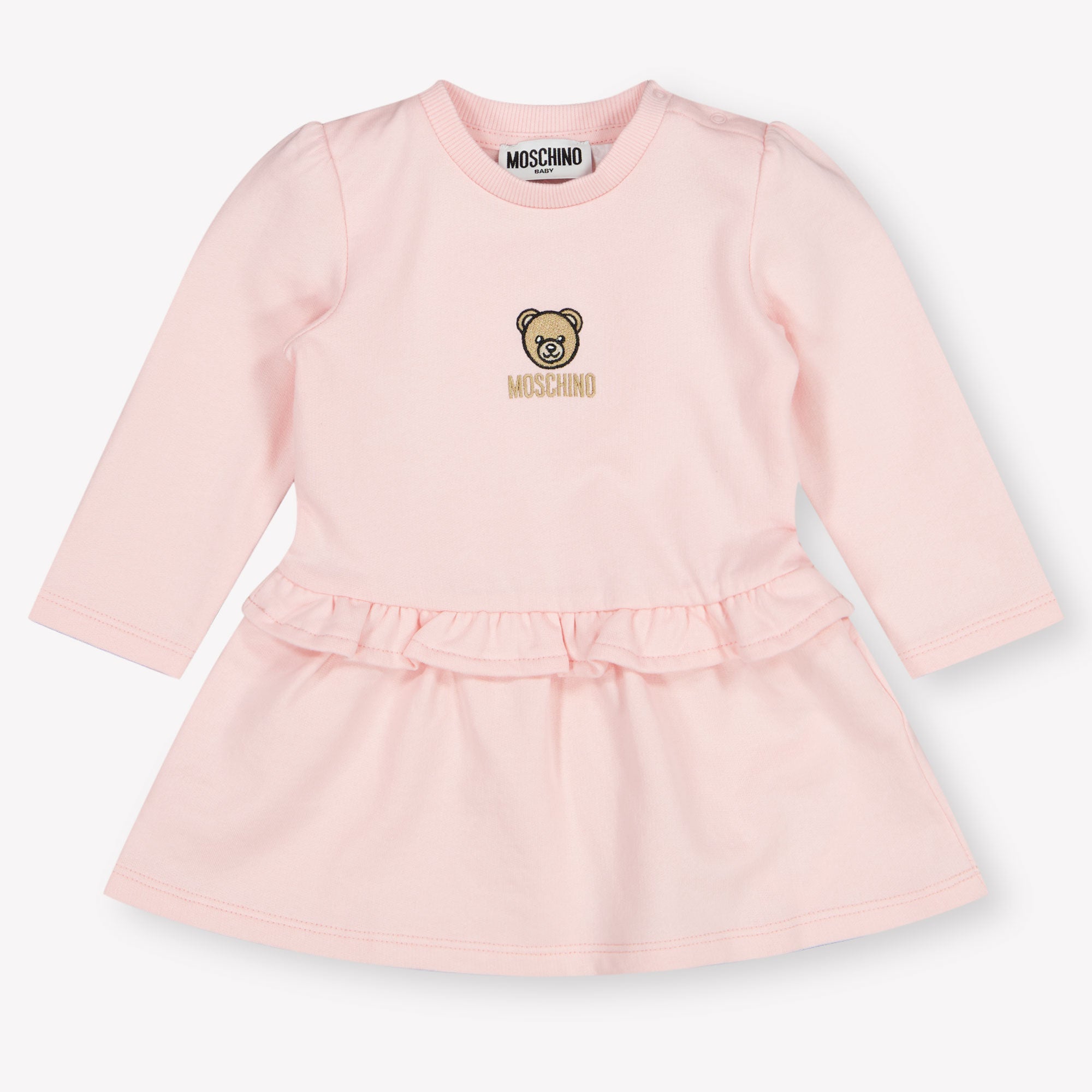 Moschino Baby Meisjes Jurk In Licht Roze