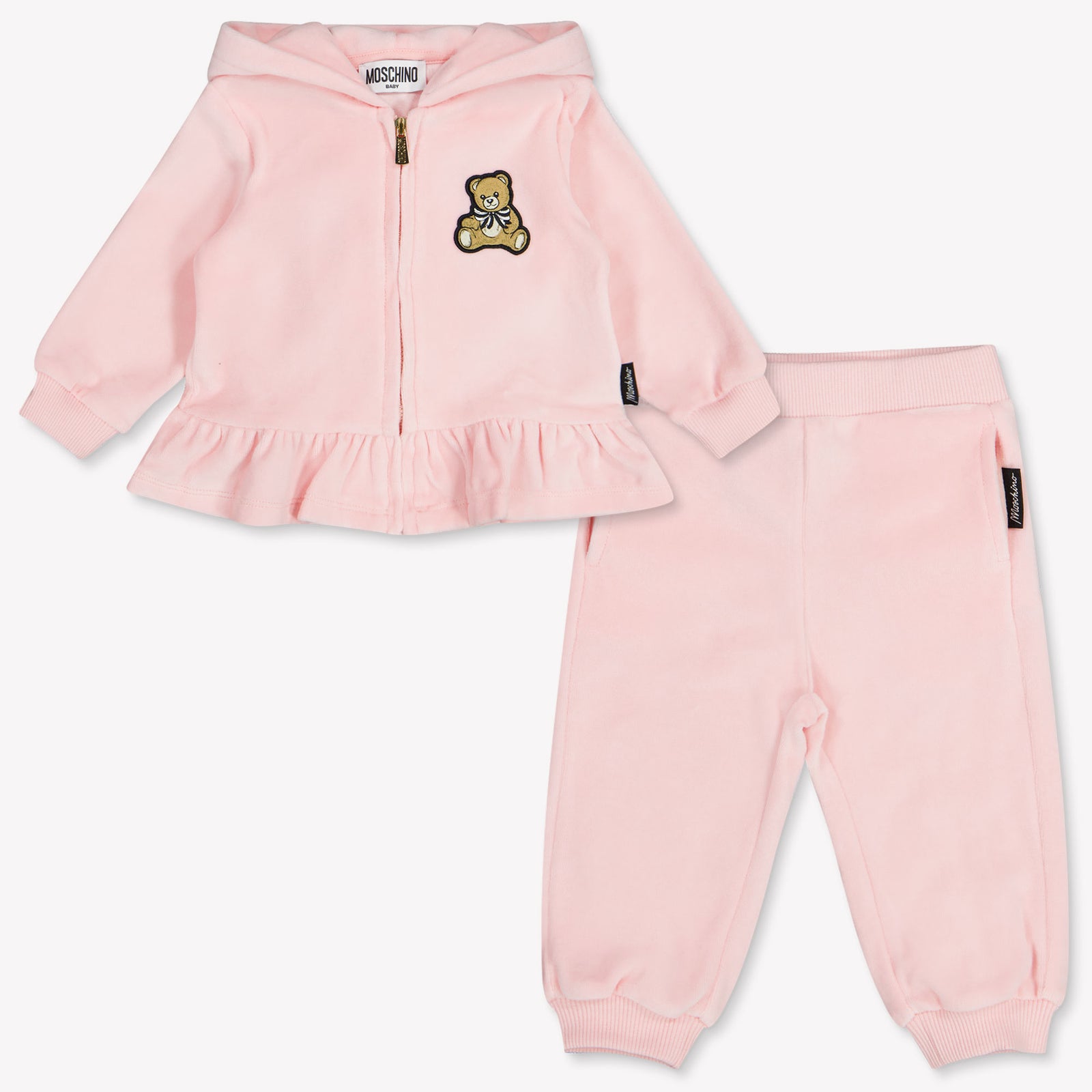 Moschino Baby Meisjes Joggingpak In Licht Roze