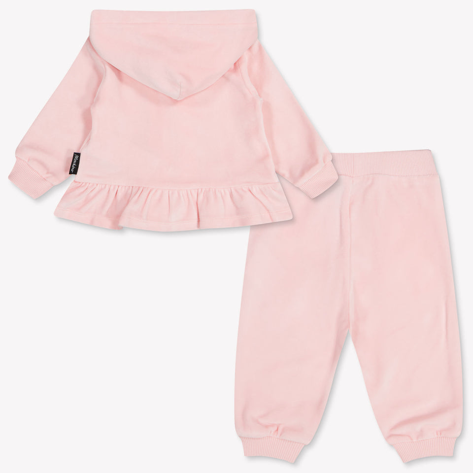 Moschino Baby Meisjes Joggingpak In Licht Roze