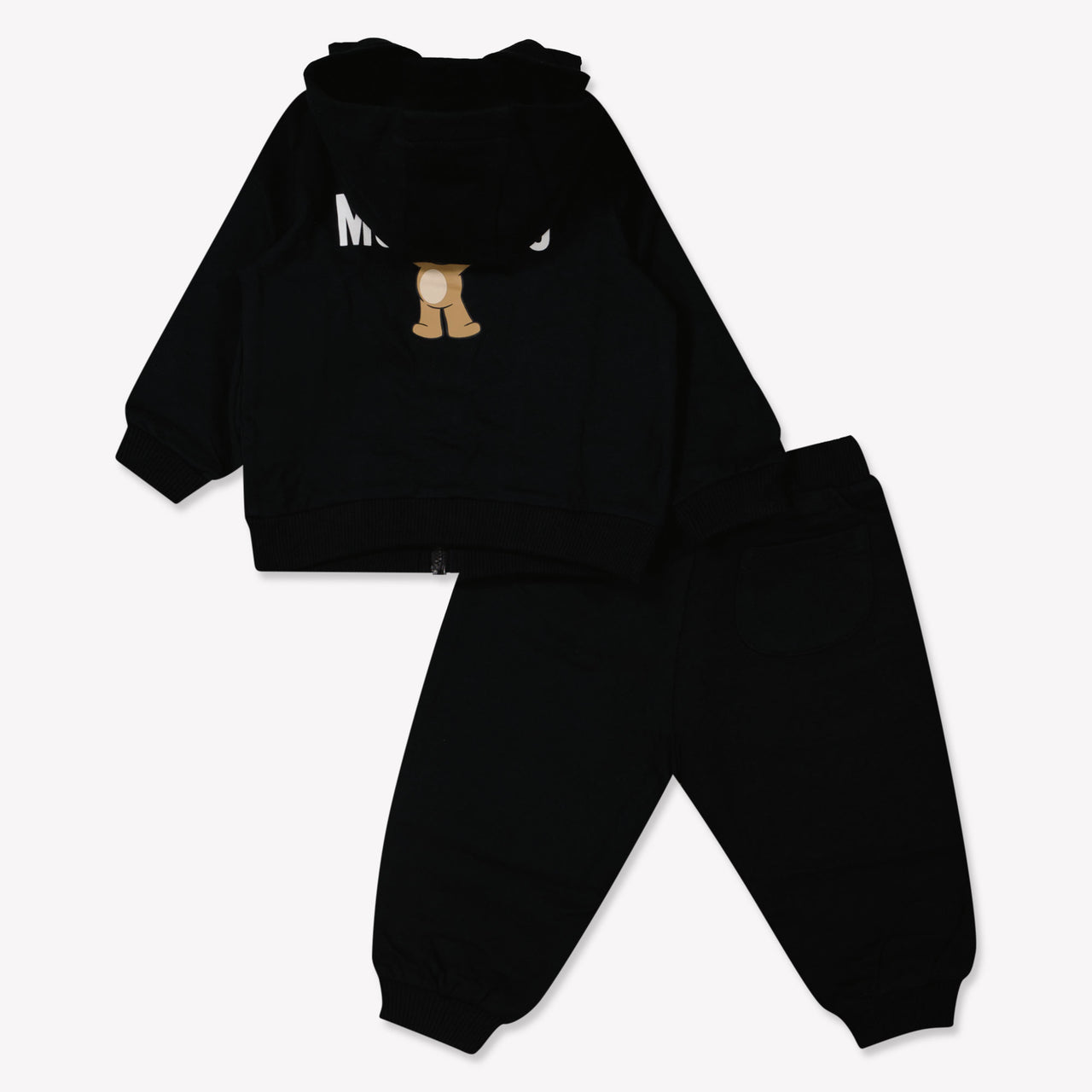 Moschino Baby Unisex Joggingpak In Zwart