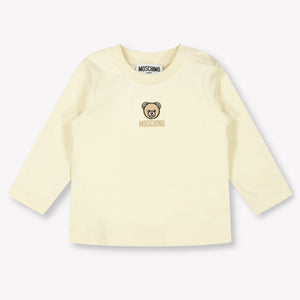 Moschino Baby Unisex T-Shirt In Licht Beige