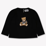 Moschino Baby Meisjes T-Shirt In Zwart