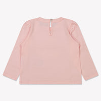 Moschino Baby Meisjes T-Shirt In Licht Roze