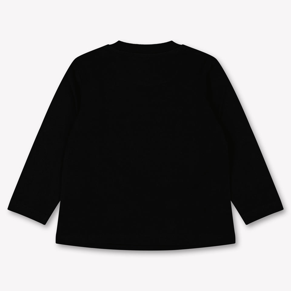 Moschino Baby Unisex T-Shirt In Zwart