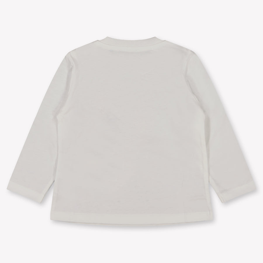 Moschino Baby Unisex T-Shirt In Off White