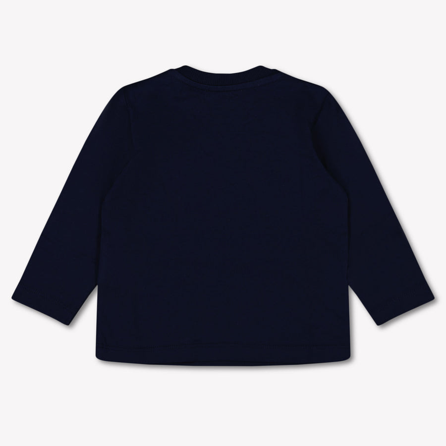 Moschino Baby Unisex T-Shirt In Navy