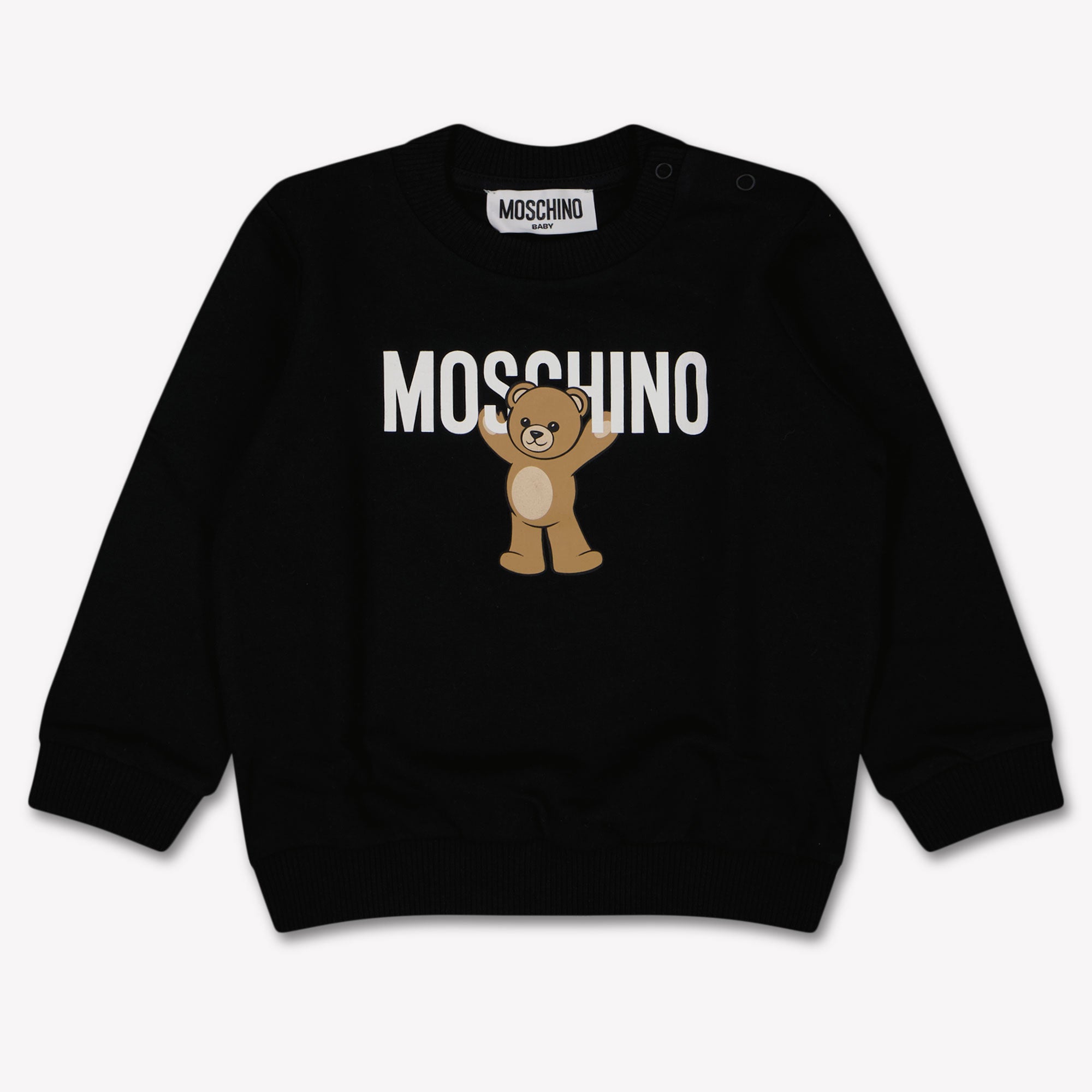 Moschino Baby Unisex Trui In Zwart