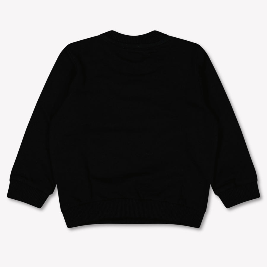 Moschino Baby Unisex Trui In Zwart