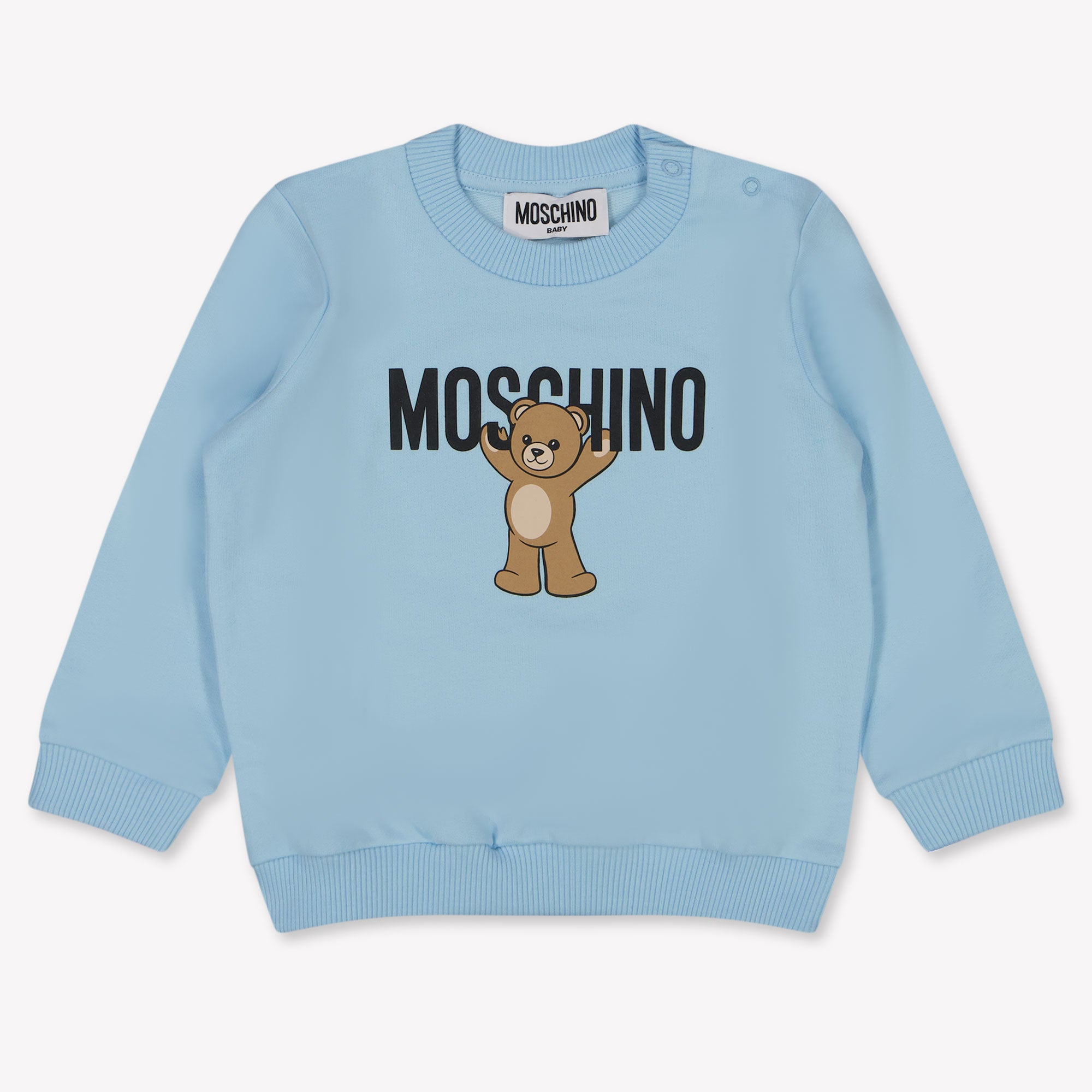 Moschino Baby Unisex Trui In Licht Blauw