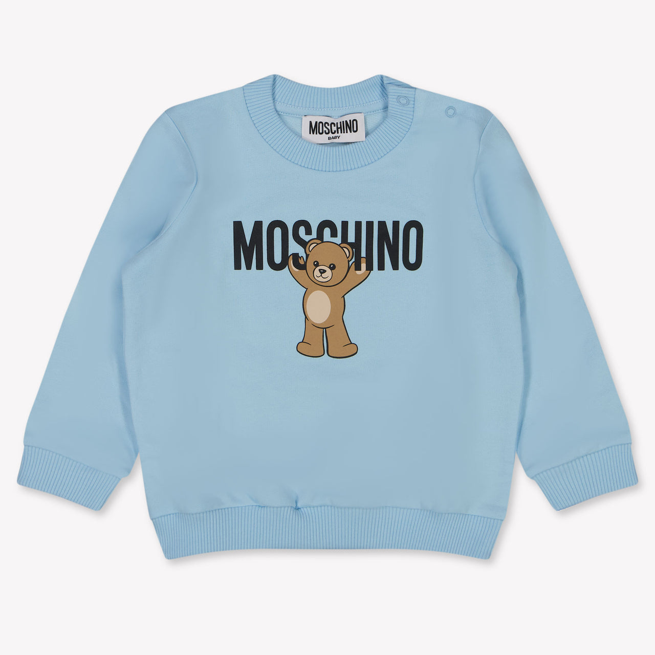 Moschino Baby Unisex Trui In Licht Blauw