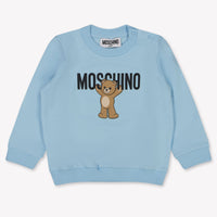 Moschino Baby Unisex Trui In Licht Blauw