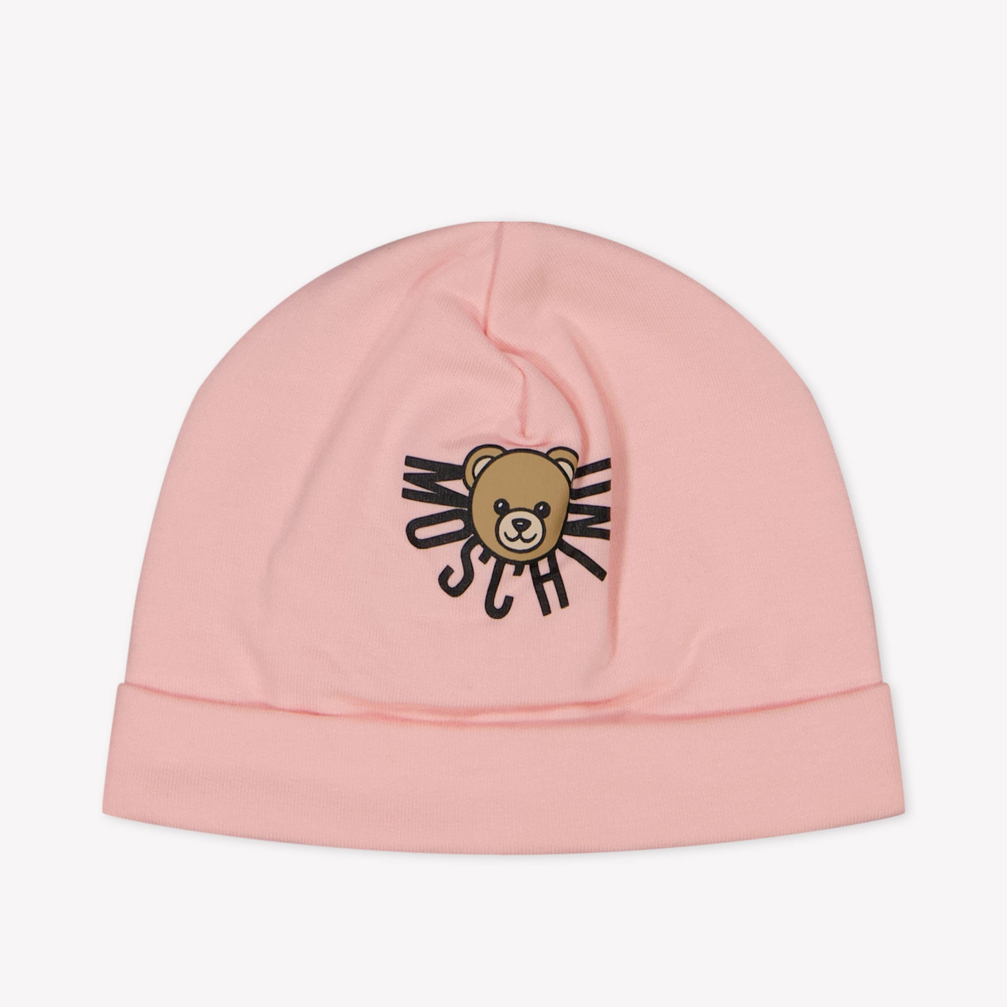 Moschino Baby Unisex Muts In Licht Roze