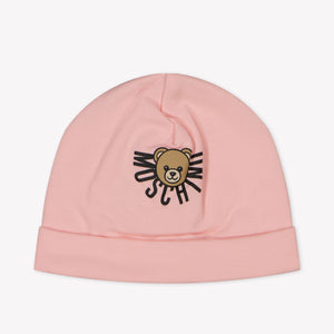 Moschino Baby Unisex Muts In Licht Roze
